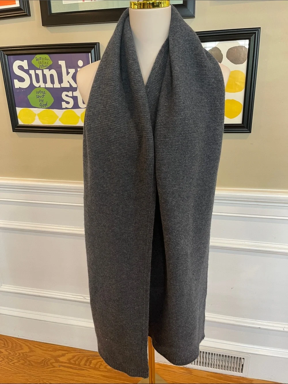 Nordstrom Ribbed Wool & Cashmere Scarf